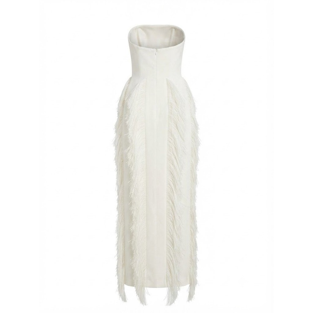 Cult Gaia Fringe Gown Minimalist, Modern, Statement Wedding/Reception Dress